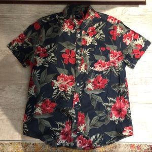 PacSun Floral Collared Shirt